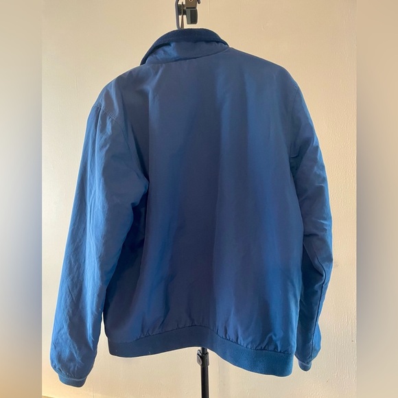 L.L.Bean Bomber Jacket-Blue-generous Size S - Picture 2 of 7